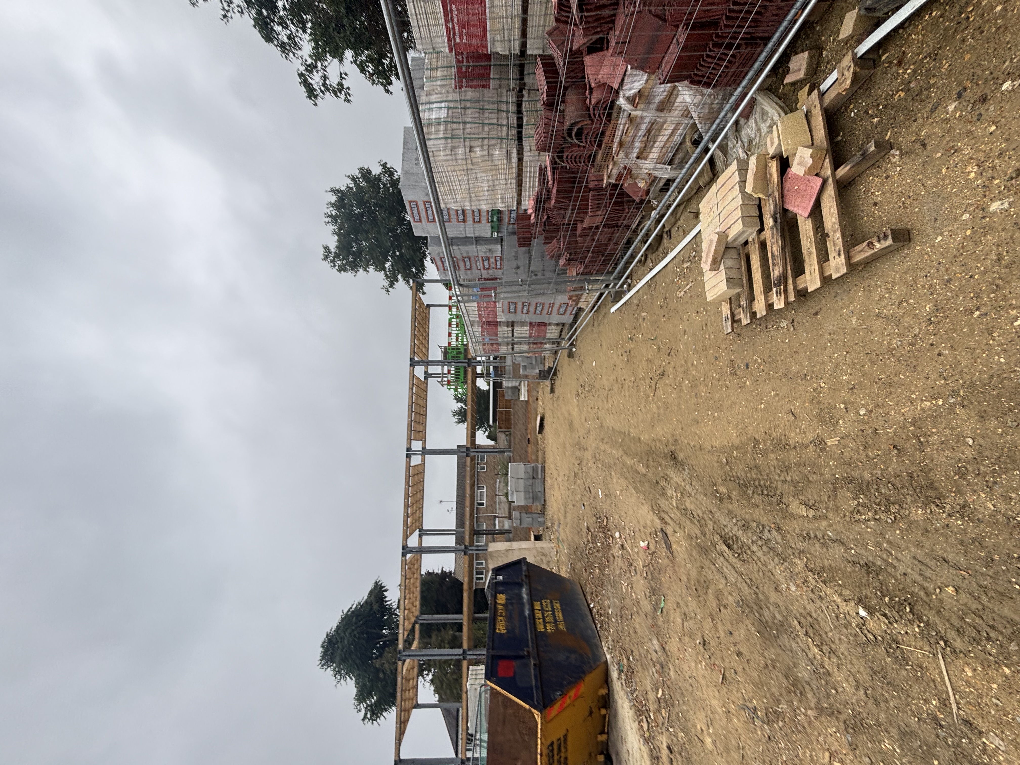 Materials delivery thermalite block and face brick